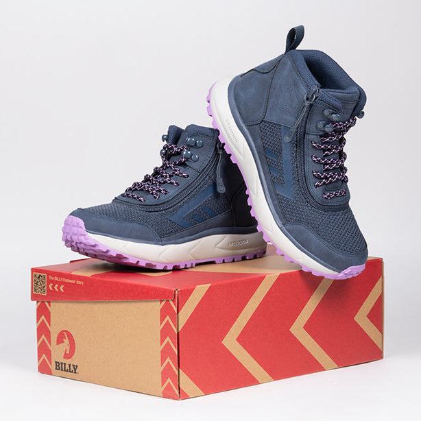 Women's Navy/Purple BILLY Inclusion Trail Boots