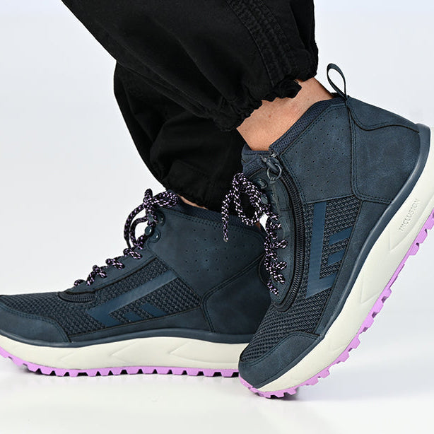 Women's Navy/Purple BILLY Inclusion Trail Boots