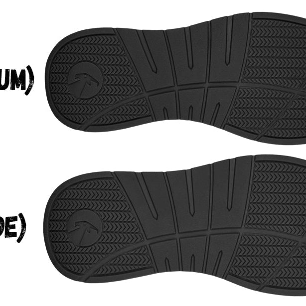 Men's Black to the Floor BILLY Work Comfort Lows, zipper shoes, like velcro, that are adaptive, accessible, inclusive and use universal design to accommodate an afo. Footwear is medium and wide width, M, D and EEE, are comfortable, and come in toddler, kids, mens, and womens sizing.