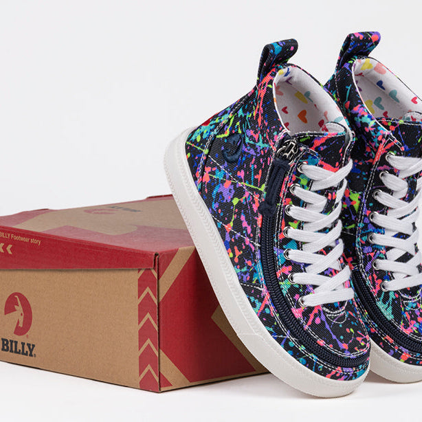 Sasha Splatter BILLY Classic Lace High Tops