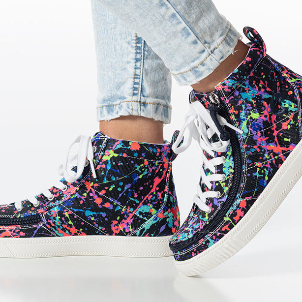 Sasha Splatter BILLY Classic Lace High Tops