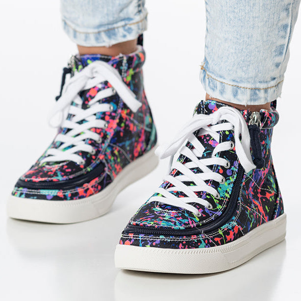 Sasha Splatter BILLY Classic Lace High Tops
