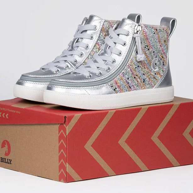 Silver Rainbow BILLY Classic Lace High Tops
