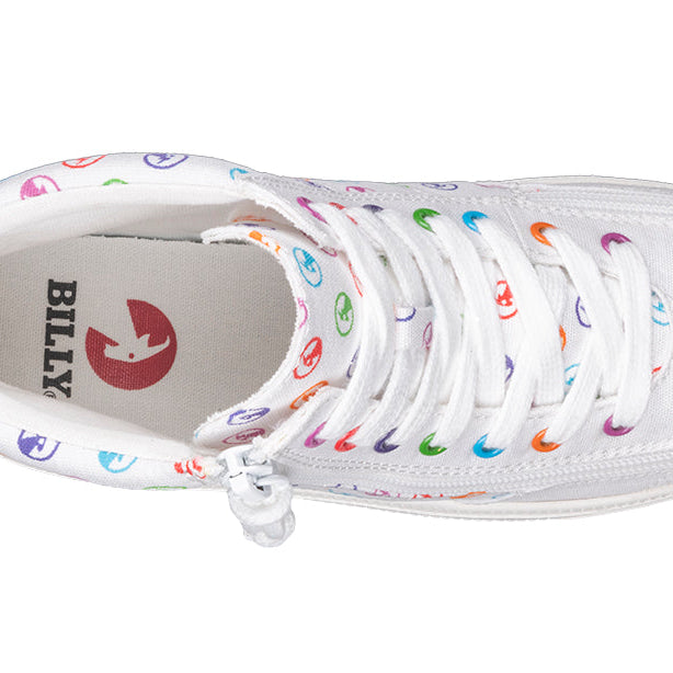 Rainbow Polka BILLY Classic Lace High Tops