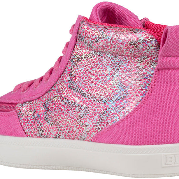 Fuchsia Snake BILLY Classic D|R II High Tops