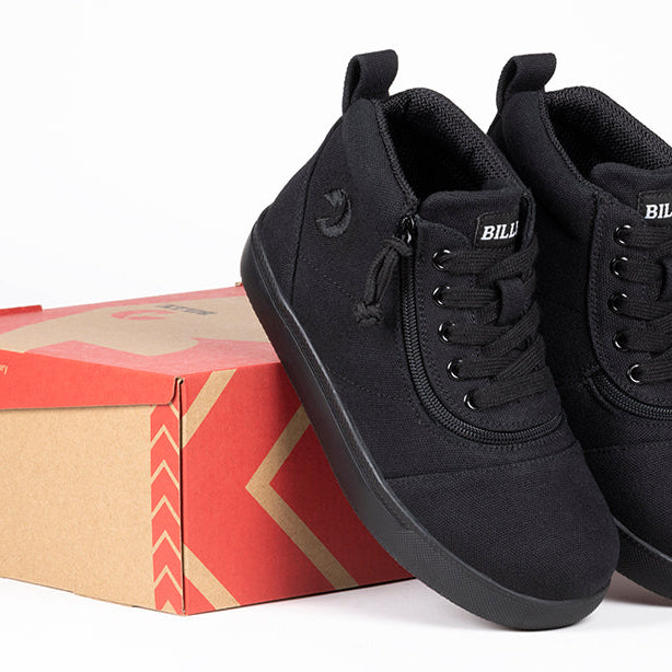 Black to the Floor BILLY D|R II Short Wrap High Tops