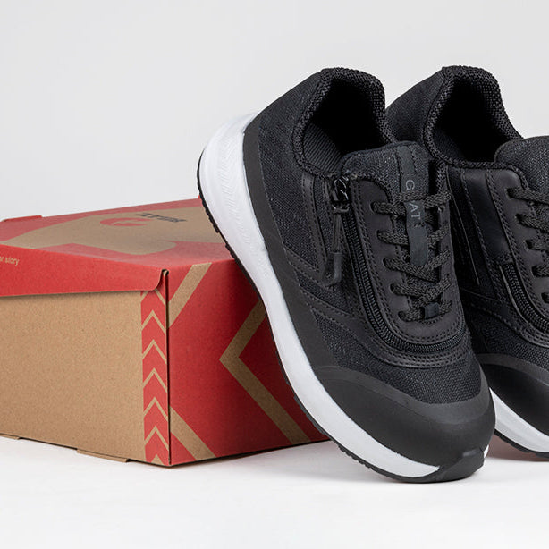 Black BILLY Goat AFO-Friendly Shoes