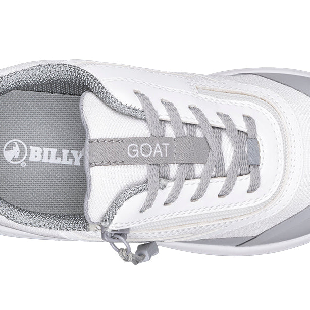 White BILLY Goat AFO-Friendly Shoes