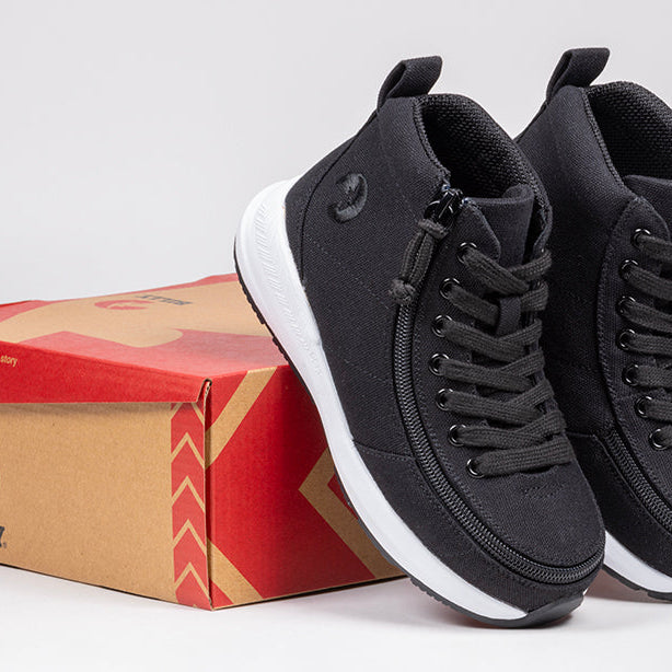 Black BILLY Goat Classic High Top AFO-Friendly Shoes