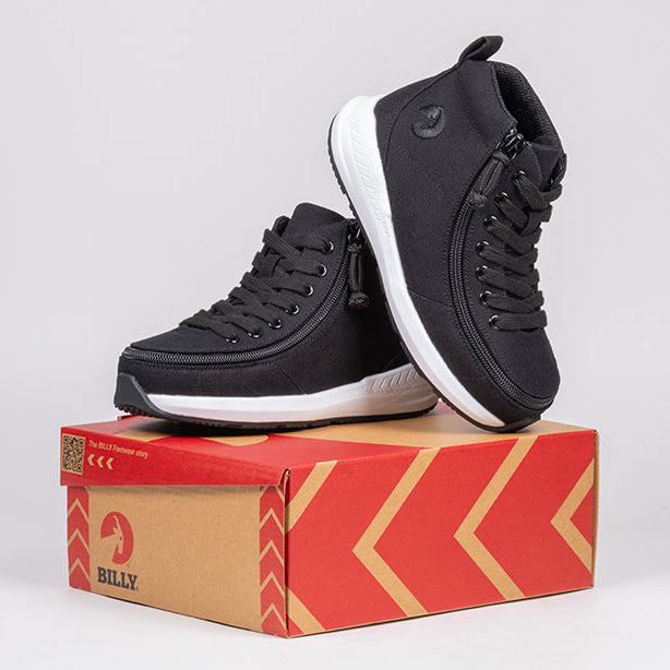 Black BILLY Goat Classic High Top AFO-Friendly Shoes