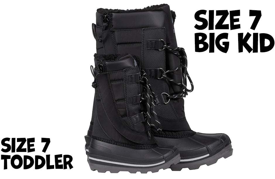 Black BILLY Ice Winter Boots - BILLY Footwear® Canada