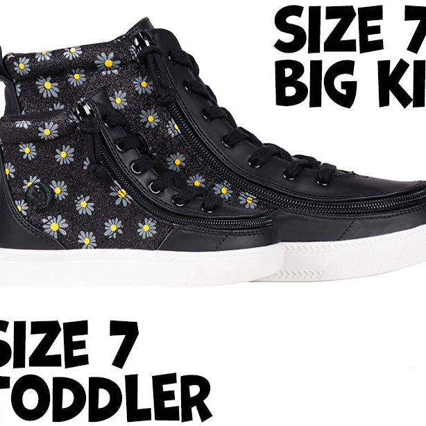 Black Daisy BILLY Classic Lace High Tops - BILLY Footwear® Canada