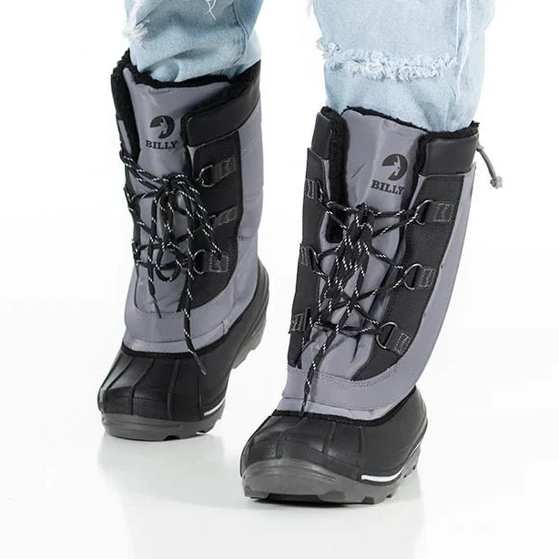 Black Grey BILLY Ice Winter Boots - BILLY Footwear® Canada