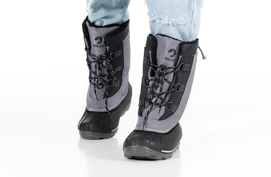 Black Grey BILLY Ice Winter Boots - BILLY Footwear® Canada