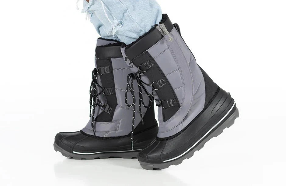 Black Grey BILLY Ice Winter Boots - BILLY Footwear® Canada