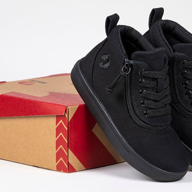 Black to the Floor BILLY D|R Short Wrap High Tops - BILLY Footwear® Canada