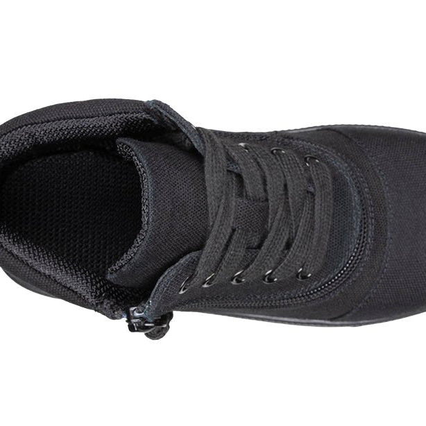 Black to the Floor BILLY D|R Short Wrap High Tops - BILLY Footwear® Canada