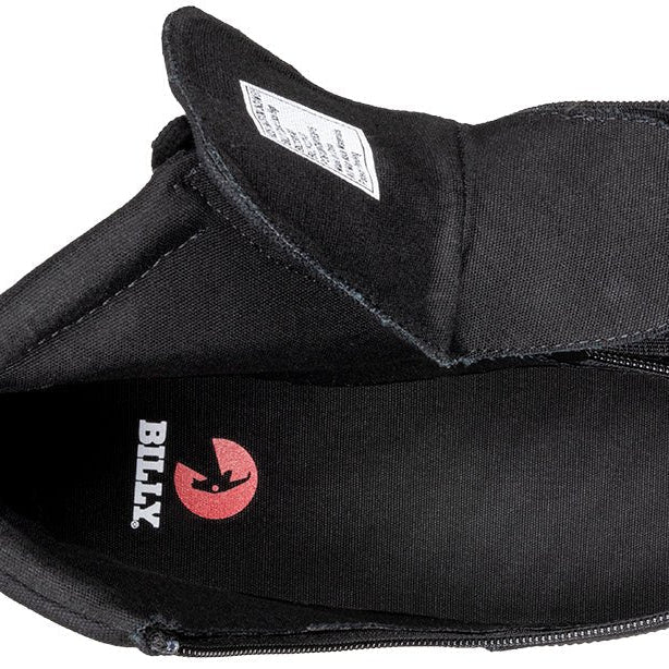 Black to the Floor Canvas BILLY Classic Lace High Tops - BILLY Footwear® Canada