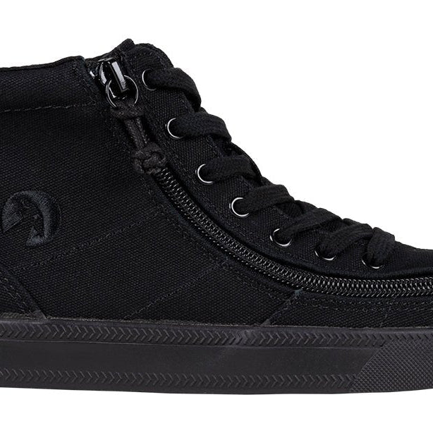 Black to the Floor Canvas BILLY Classic Lace High Tops - BILLY Footwear® Canada