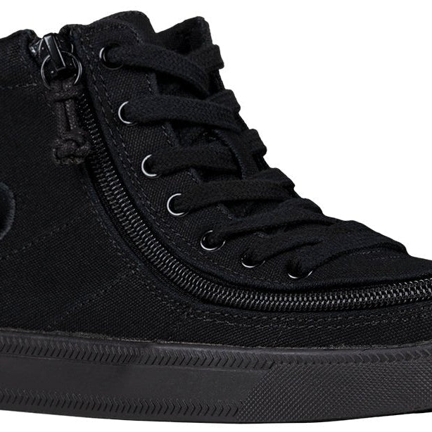 Black to the Floor Canvas BILLY Classic Lace High Tops - BILLY Footwear® Canada