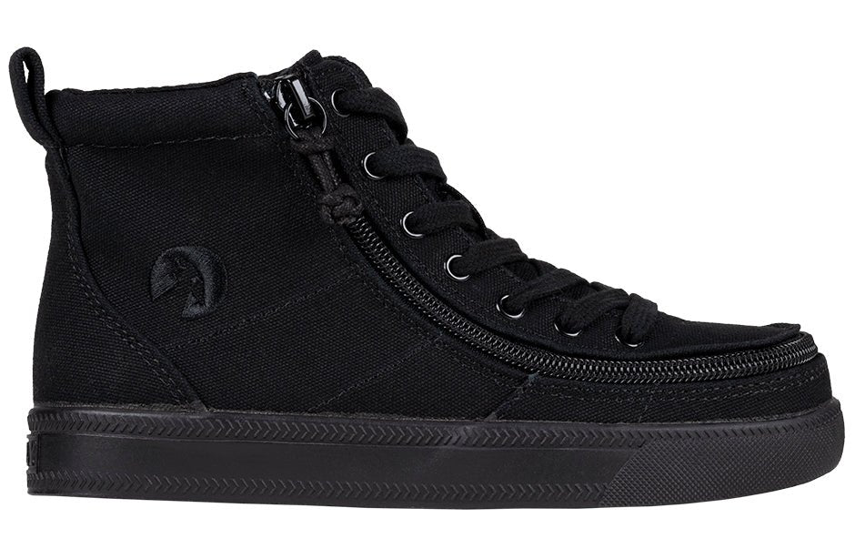 Black to the Floor Canvas BILLY Classic Lace High Tops - BILLY Footwear® Canada