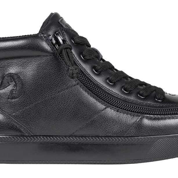 Black to the Floor Leather BILLY Classic D|R II High Tops - BILLY Footwear® Canada