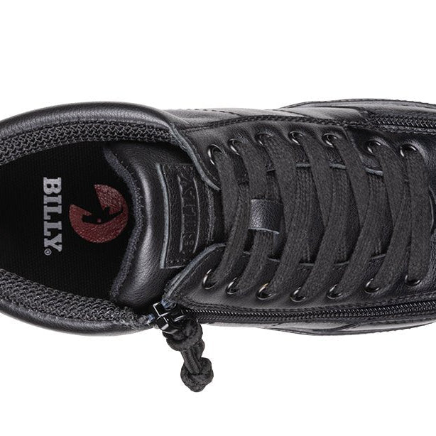 Black to the Floor Leather BILLY Classic D|R II High Tops - BILLY Footwear® Canada