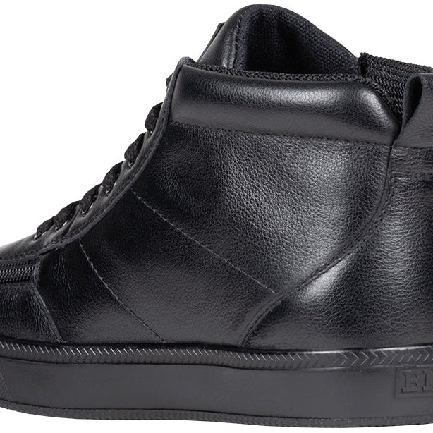 Black to the Floor Leather BILLY Classic D|R II High Tops - BILLY Footwear® Canada