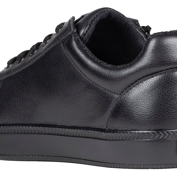 Black to the Floor Leather BILLY Classic D|R II Low Tops - BILLY Footwear® Canada