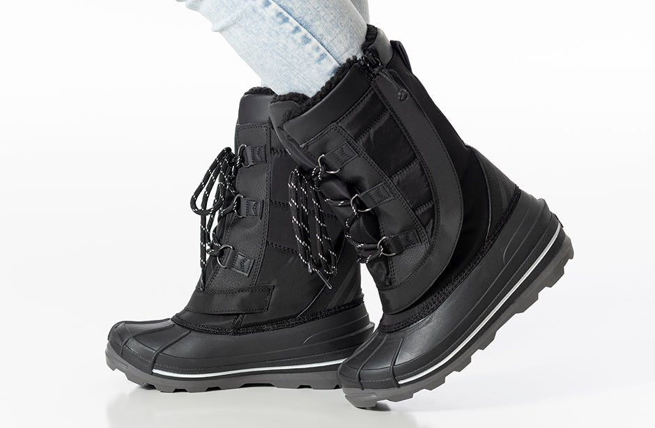 Black/Black BILLY Ice II Winter Boots - BILLY Footwear® Canada