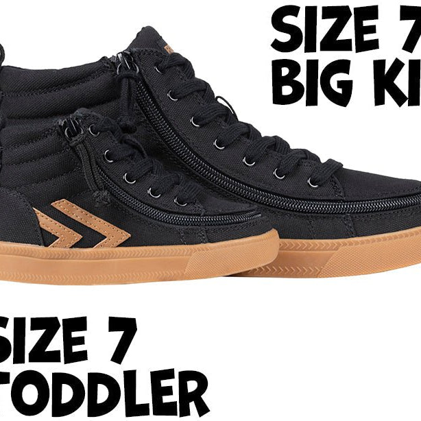 Black/Gum BILLY CS Sneaker High Tops - BILLY Footwear® Canada