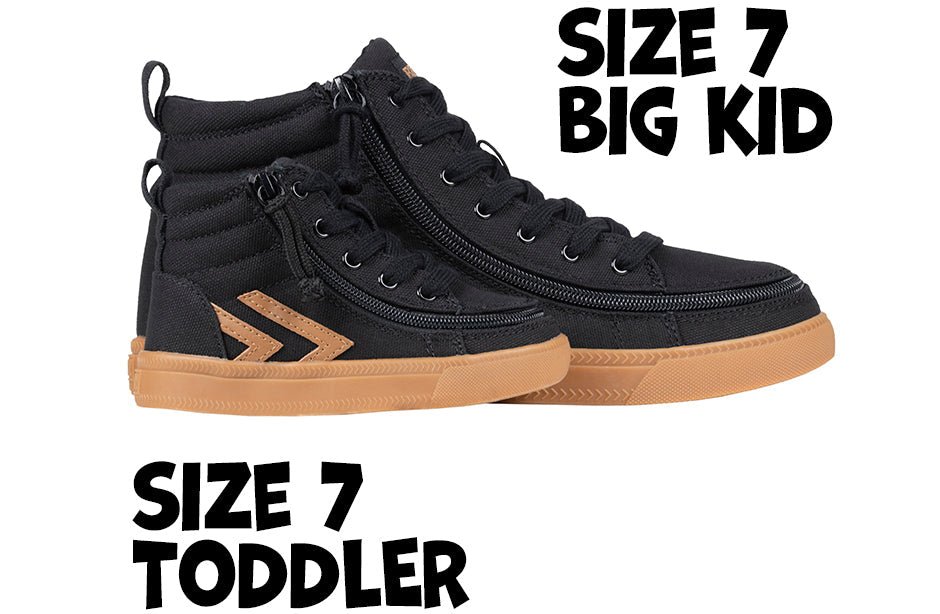 Black/Gum BILLY CS Sneaker High Tops - BILLY Footwear® Canada