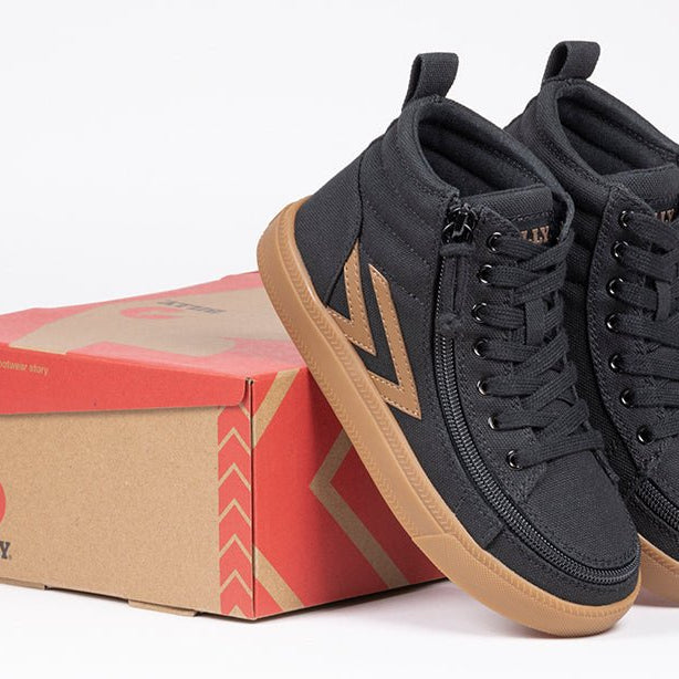 Black/Gum BILLY CS Sneaker High Tops - BILLY Footwear® Canada