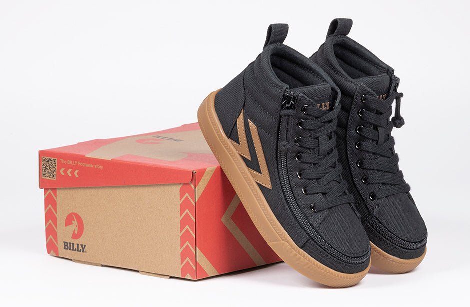 Black/Gum BILLY CS Sneaker High Tops - BILLY Footwear® Canada