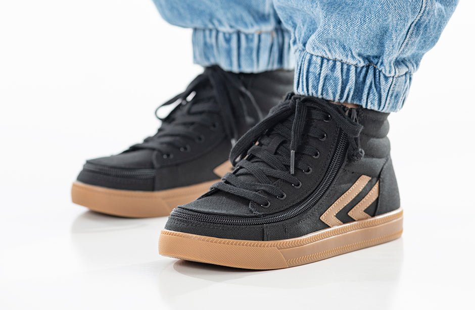 Black/Gum BILLY CS Sneaker High Tops - BILLY Footwear® Canada