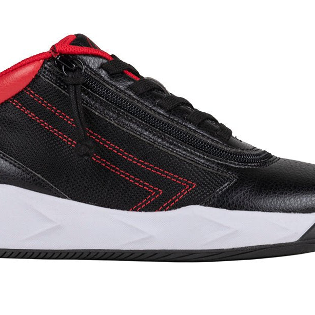 Black/Red BILLY Sport Hoop Athletic Sneakers - BILLY Footwear® Canada