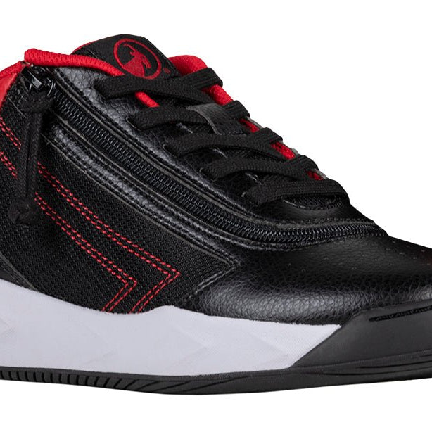 Black/Red BILLY Sport Hoop Athletic Sneakers - BILLY Footwear® Canada