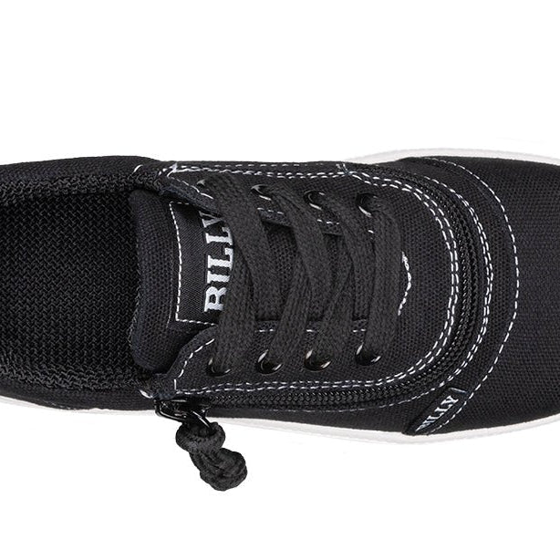 Black/White BILLY D|R Short Wrap Low Tops - BILLY Footwear® Canada
