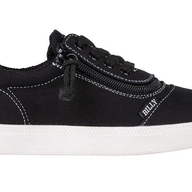 Black/White BILLY D|R Short Wrap Low Tops - BILLY Footwear® Canada