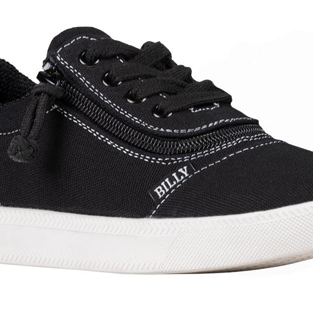 Black/White BILLY D|R Short Wrap Low Tops - BILLY Footwear® Canada