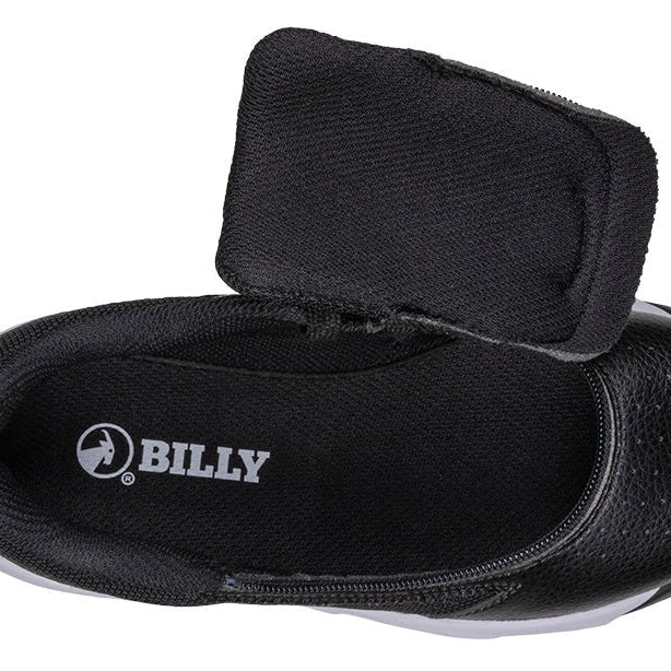 Black/White BILLY Sport Court Athletic Sneakers - BILLY Footwear® Canada