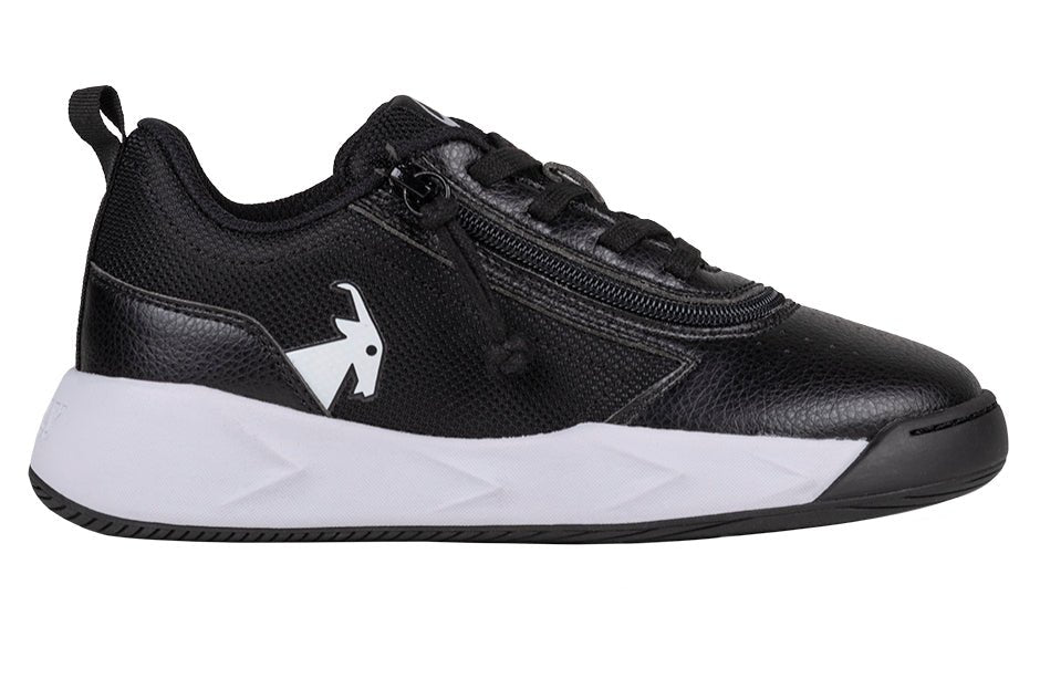Black/White BILLY Sport Court Athletic Sneakers - BILLY Footwear® Canada
