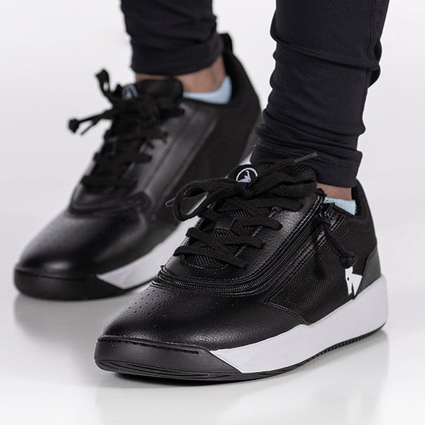 Black/White BILLY Sport Court Athletic Sneakers - BILLY Footwear® Canada