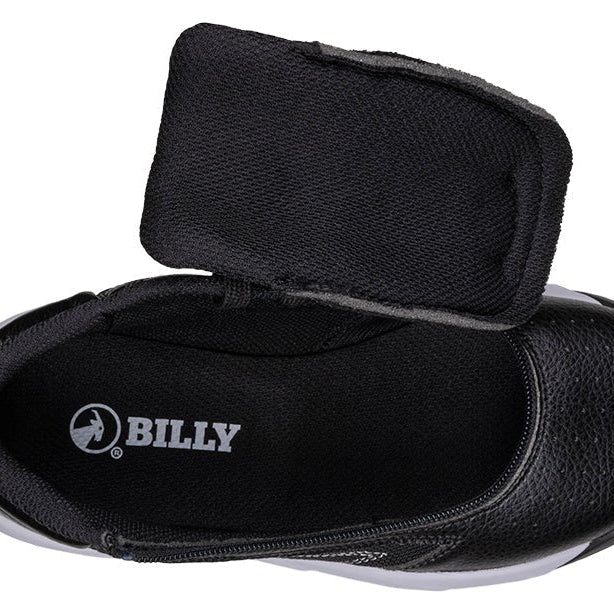 Black/White BILLY Sport Hoop Athletic Sneakers - BILLY Footwear® Canada