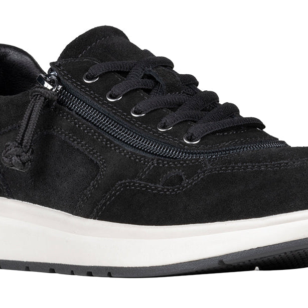 Women's Black Suede BILLY Comfort Joggers