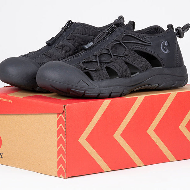 Women's Black to the Floor BILLY River Sandals