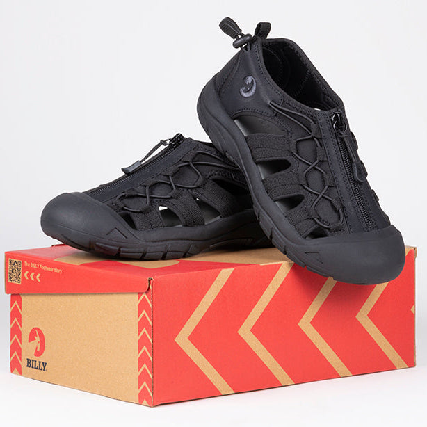 Women's Black to the Floor BILLY River Sandals