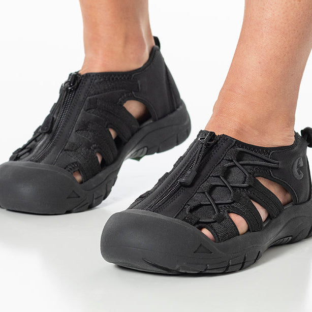 Women's Black to the Floor BILLY River Sandals