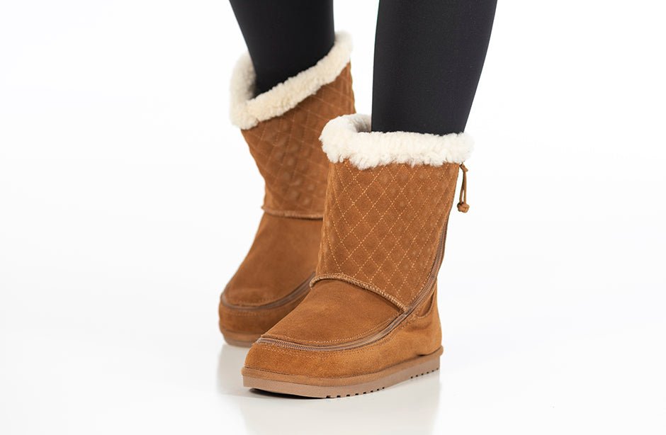 Chestnut BILLY Cozy Quilt Lux Boots - BILLY Footwear® Canada