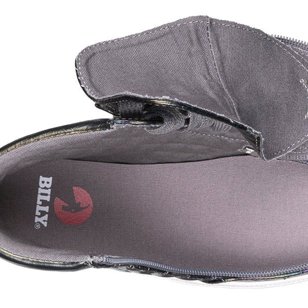 Graphite Rainbow BILLY Classic Quilt High Tops - BILLY Footwear® Canada
